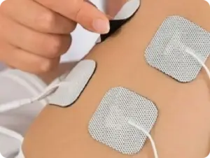 aplicación de electrodos