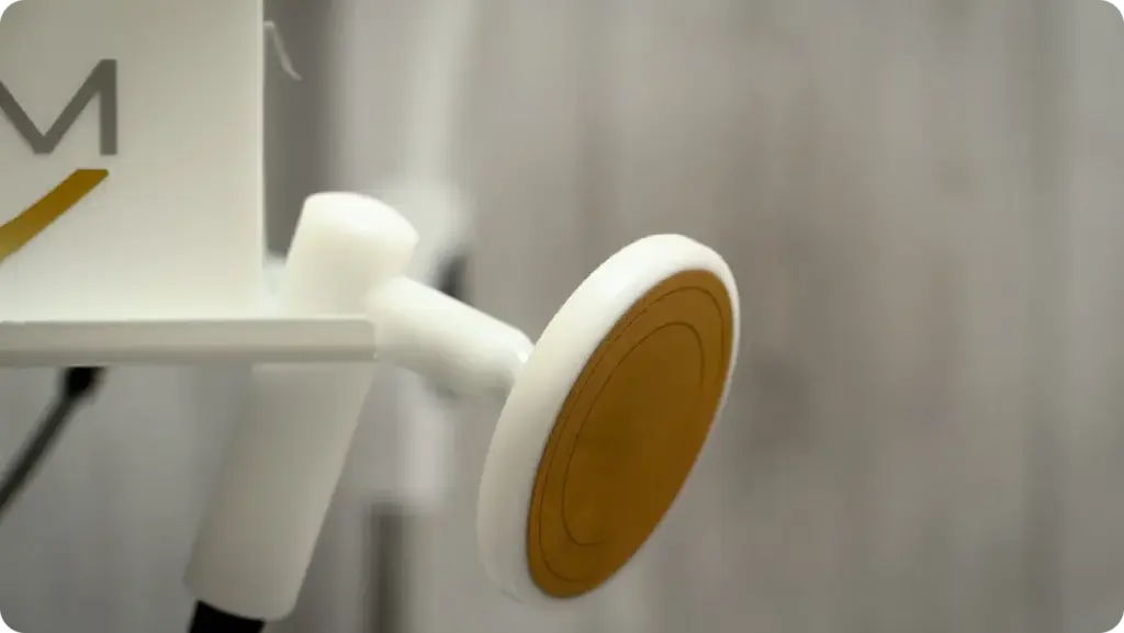 Cabezal de aparato de fisioterapia